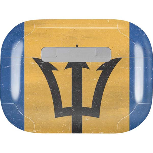 Barbados Flag Distressed Apple AirPods Pro Skin