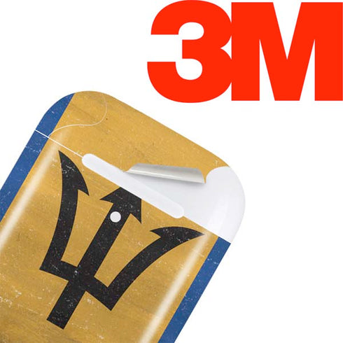 Barbados Flag Distressed Apple AirPods Skin