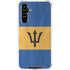 Barbados Flag Distressed Galaxy A54 5G Clear Case