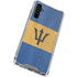 Barbados Flag Distressed Galaxy A54 5G Clear Case