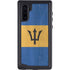 Barbados Flag Distressed Galaxy Note 10 Waterproof Case