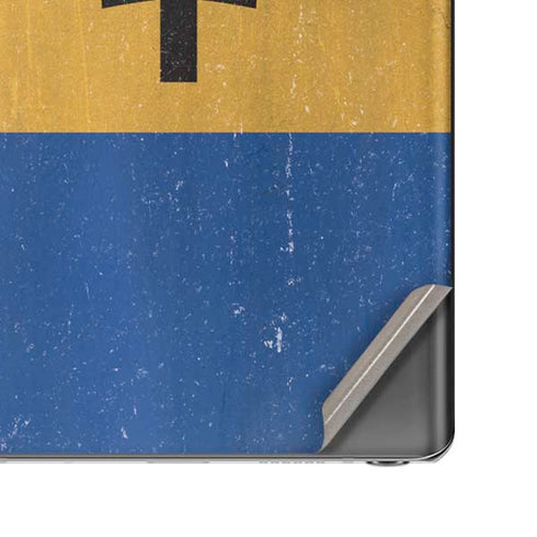 Barbados Flag Distressed Galaxy Note20 5G Skin