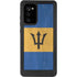Barbados Flag Distressed Galaxy Note20 5G Waterproof Case