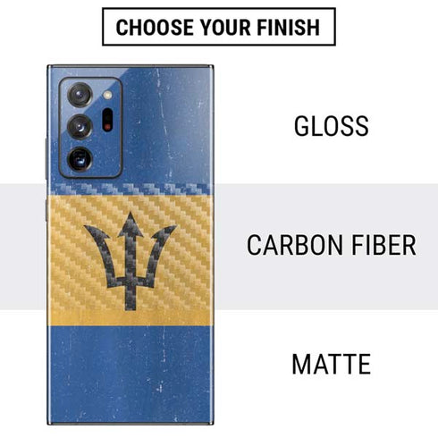 Barbados Flag Distressed Galaxy Note20 Ultra 5G Skin