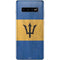 Barbados Flag Distressed Galaxy S10 Plus Skin
