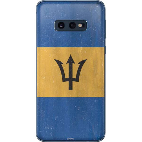 Barbados Flag Distressed Galaxy S10e Skin