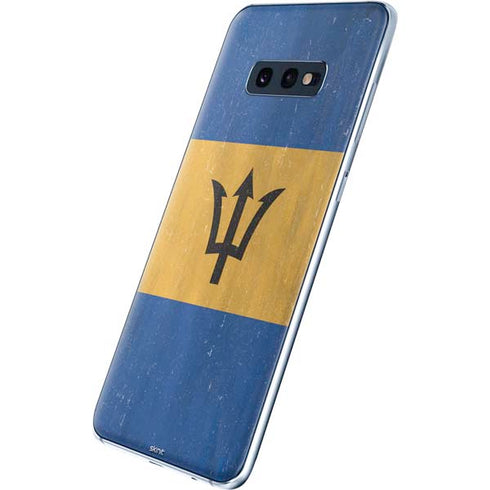Barbados Flag Distressed Galaxy S10e Skin