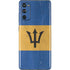 Barbados Flag Distressed Galaxy S20 Fan Edition Skin