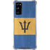Barbados Flag Distressed Galaxy S20 FE Clear Case