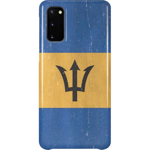 Barbados Flag Distressed Galaxy S20 Lite Case