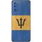 Barbados Flag Distressed Galaxy S20 Skin