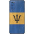 Barbados Flag Distressed Galaxy S20 Skin