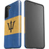 Barbados Flag Distressed Galaxy S21 FE Pro Case
