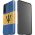 Barbados Flag Distressed Galaxy S21 Plus 5G Pro Case