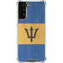 Barbados Flag Distressed Galaxy S22 Plus Clear Case