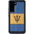 Barbados Flag Distressed Galaxy S23 Plus Waterproof Case