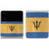 Barbados Flag Distressed Galaxy Z Flip4 5G Skin