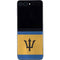 Barbados Flag Distressed Galaxy Z Flip5 5G Skin