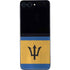 Barbados Flag Distressed Galaxy Z Flip5 5G Skin