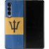 Barbados Flag Distressed Galaxy Z Fold3 5G Skin