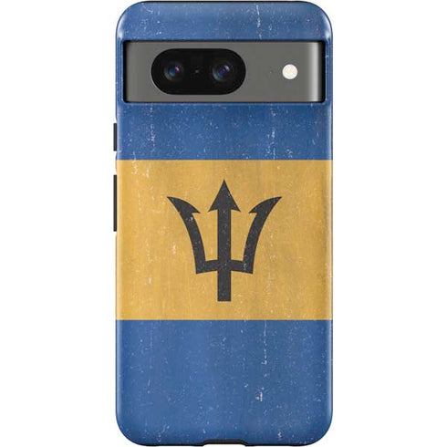 Barbados Flag Distressed Google Pixel 8 Impact Case