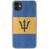 Barbados Flag Distressed iPhone 11 Clear Case