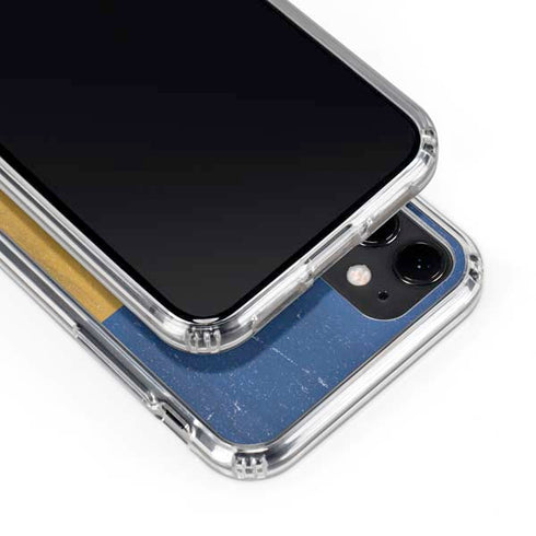 Barbados Flag Distressed iPhone 11 Clear Case