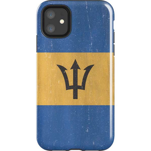 Barbados Flag Distressed iPhone 11 Impact Case