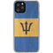 Barbados Flag Distressed iPhone 11 Pro Clear Case