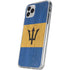 Barbados Flag Distressed iPhone 11 Pro Clear Case