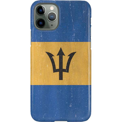 Barbados Flag Distressed iPhone 11 Pro Lite Case