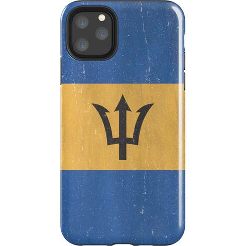 Barbados Flag Distressed iPhone 11 Pro Max Impact Case