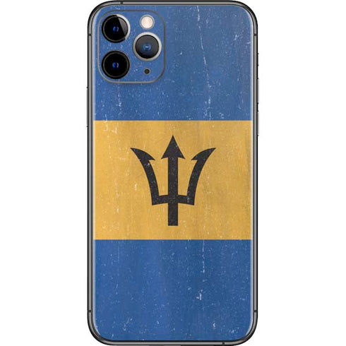 Barbados Flag Distressed iPhone 11 Pro Skin