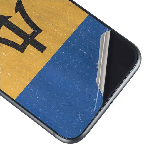 Barbados Flag Distressed iPhone 11 Skin