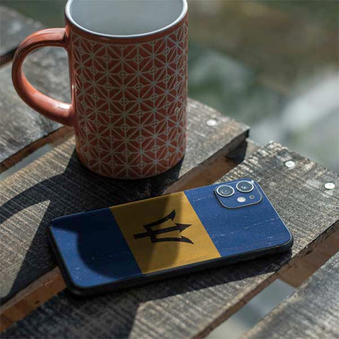 Barbados Flag Distressed iPhone 11 Skin