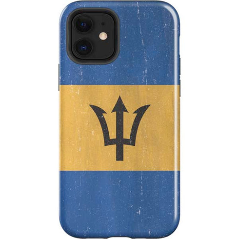 Barbados Flag Distressed iPhone 12 Impact Case