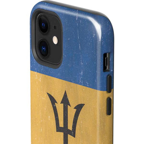 Barbados Flag Distressed iPhone 12 Impact Case