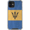 Barbados Flag Distressed iPhone 12 Mini Clear Case