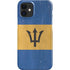 Barbados Flag Distressed iPhone 12 Mini Lite Case