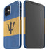Barbados Flag Distressed iPhone 12 Mini Lite Case
