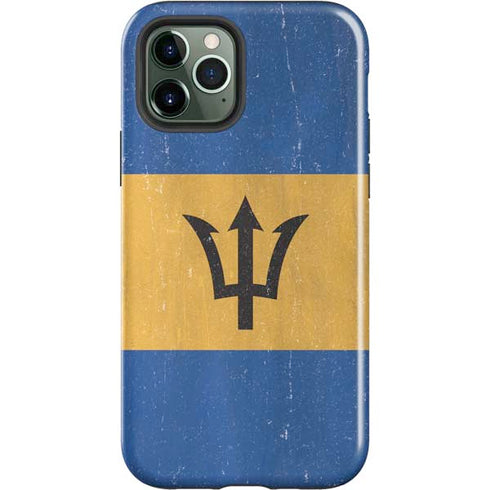 Barbados Flag Distressed iPhone 12 Pro Impact Case