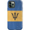Barbados Flag Distressed iPhone 12 Pro Max Impact Case