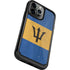Barbados Flag Distressed iPhone 13 Pro Cargo Case