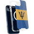 Barbados Flag Distressed iPhone 15 Plus MagSafe Case
