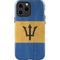 Barbados Flag Distressed iPhone 15 Pro Max Impact Case