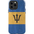Barbados Flag Distressed iPhone 15 Pro Max Impact Case