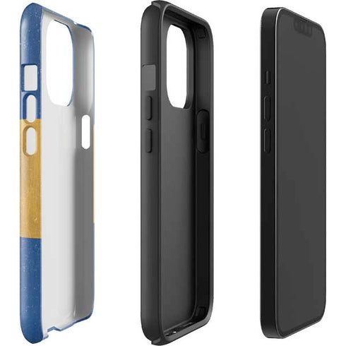 Barbados Flag Distressed iPhone 14 Pro Max Impact Case