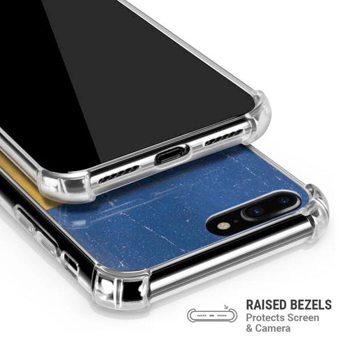 Barbados Flag Distressed iPhone 7/8 Plus Clear Case