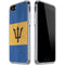 Barbados Flag Distressed iPhone SE (2nd & 3rd Gen) Clear Case