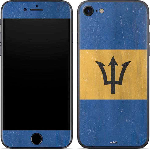 Barbados Flag Distressed iPhone SE (2nd & 3rd Gen) Skin